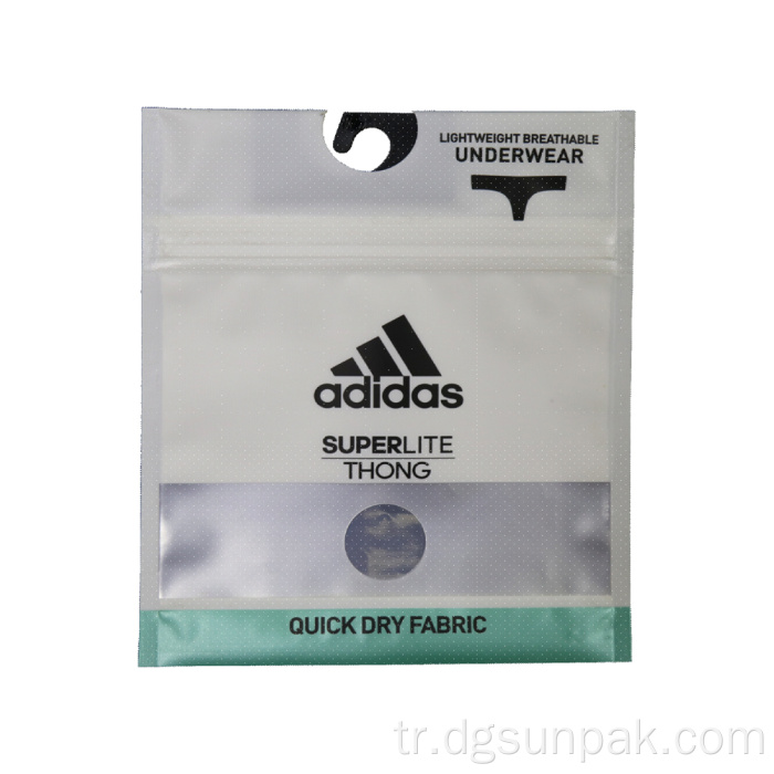 İç çamaşırı kıyafetleri ambalaj askı kanca çantası